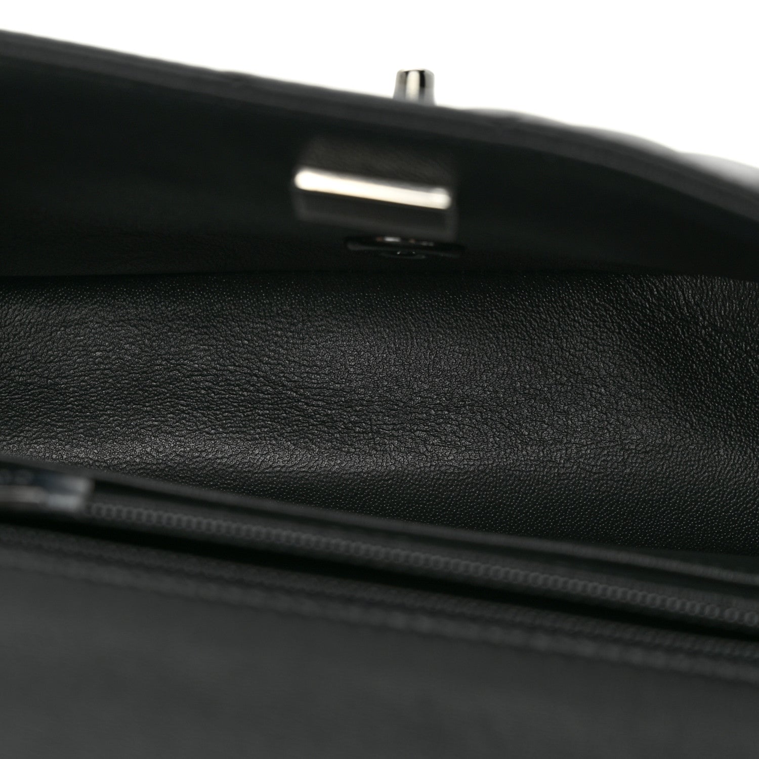 Chanel Lambskin Quilted Mini Rectangular Flap So Black 5 of 11