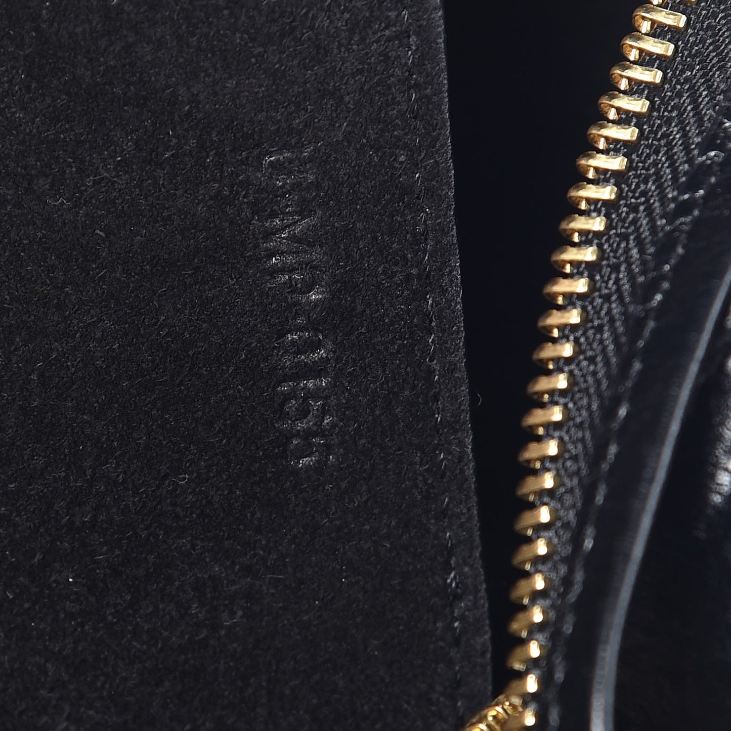 Calfskin Crocodile Embossed Small Belt Bag Black