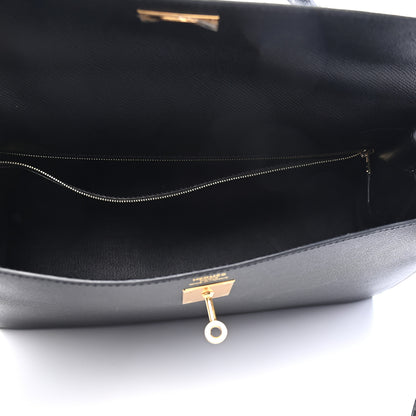 Hermes Epsom Kelly Sellier 35 Black 5 of 10