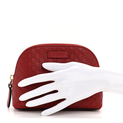 Gucci Microguccissima GG Cosmetic Case Red 2 of 7