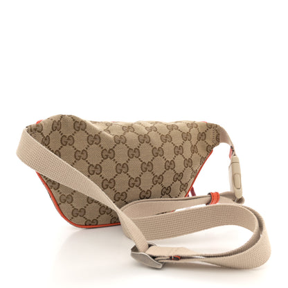 Gucci X THE NORTH FACE Monogram Textured Dollar Calfskin Embroidered Belt Bag Beige Ebony Mystic White Deep Orange 3 of 11
