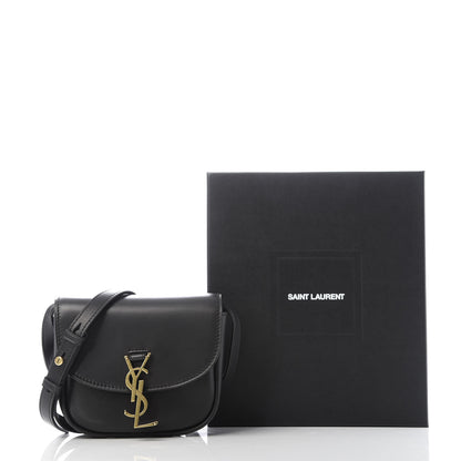 Saint Laurent Smooth Calfskin Mini Classic Monogram Kaia Satchel Black 9 of 9