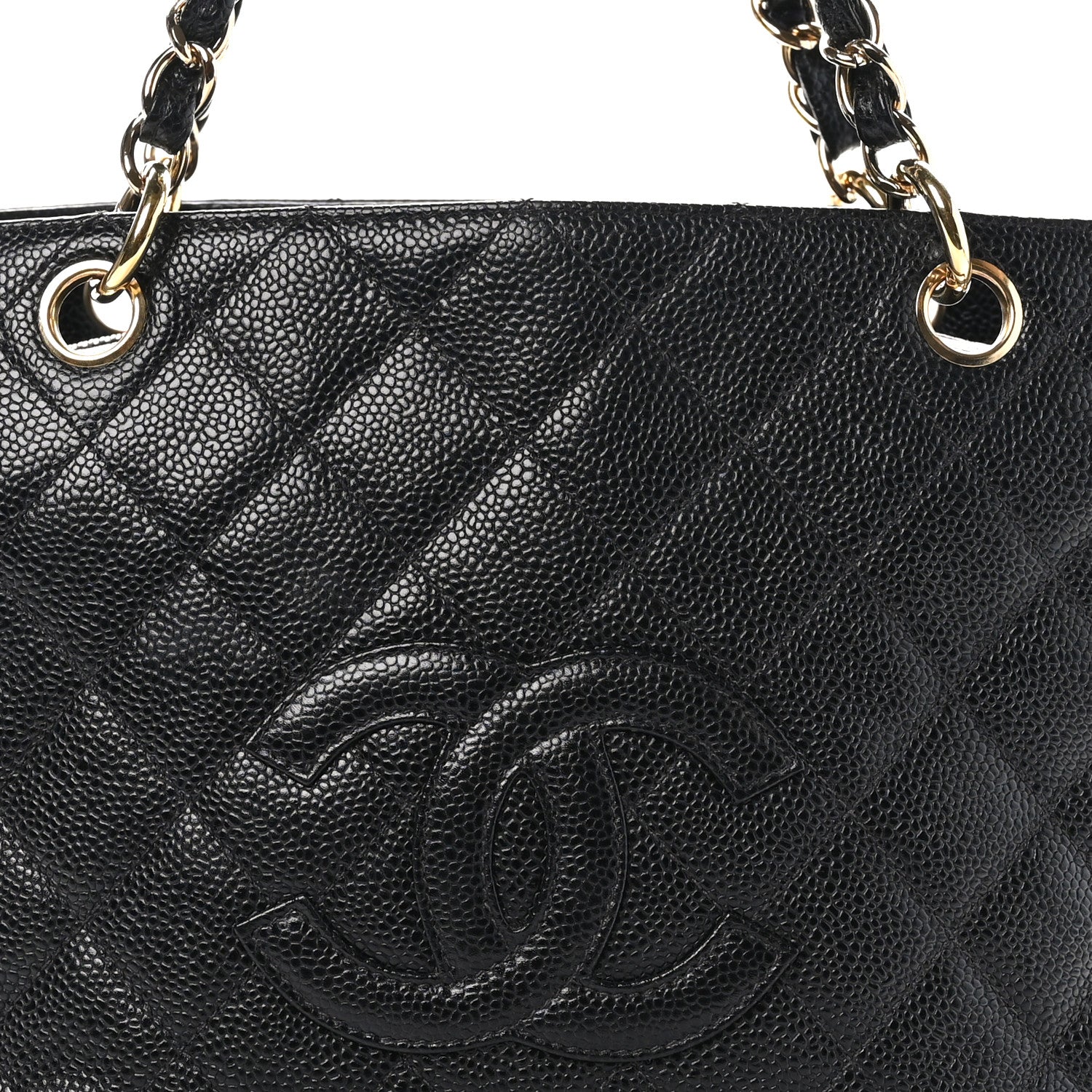 Chanel Caviar Quilted Petit Timeless Tote PTT Black 8 of 11