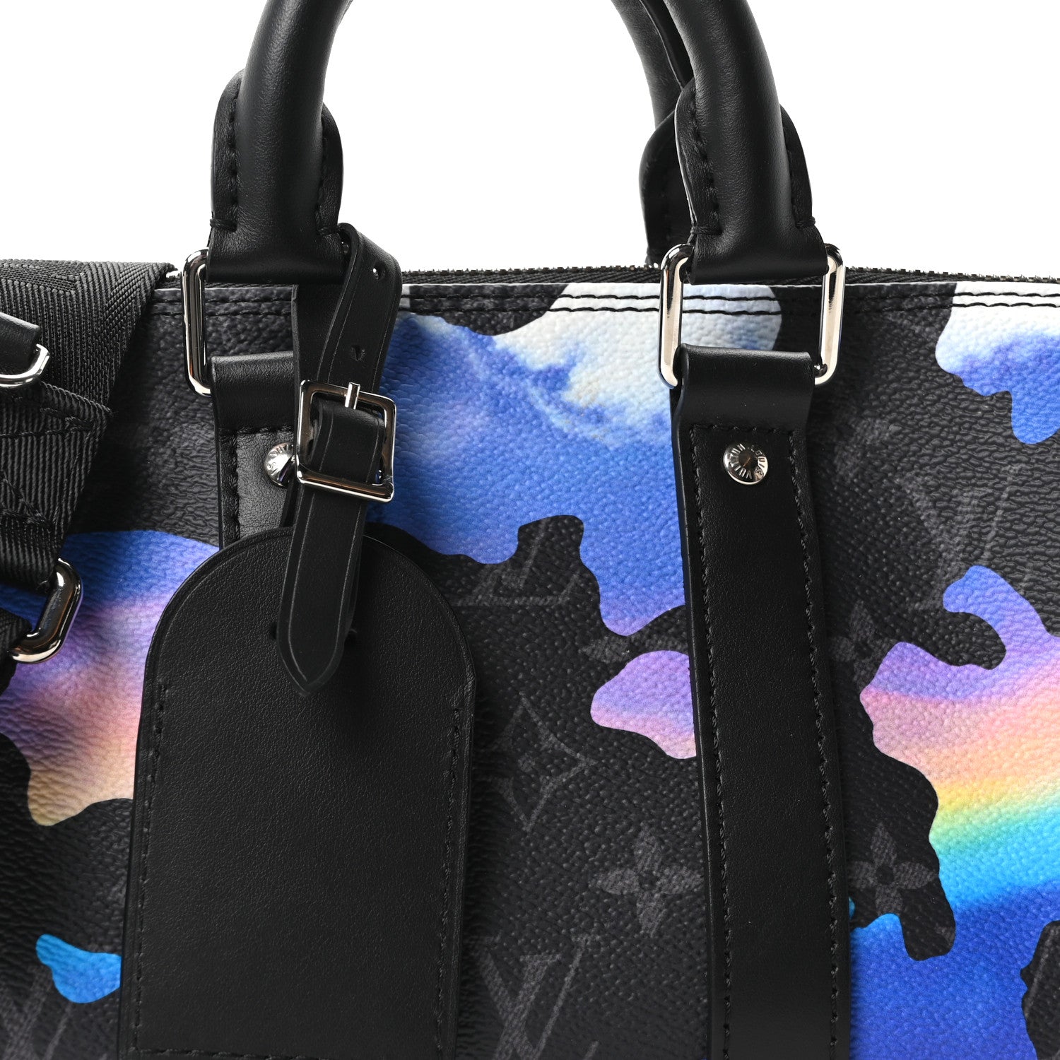 Louis Vuitton Sunset Monogram Eclipse Keepall Bandouliere 25