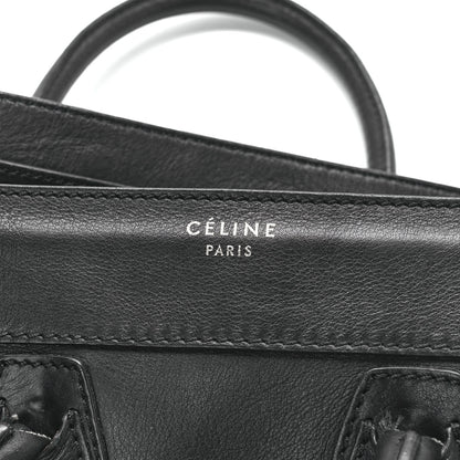 Celine Smooth Calfskin Micro Luggage Black 8 of 12