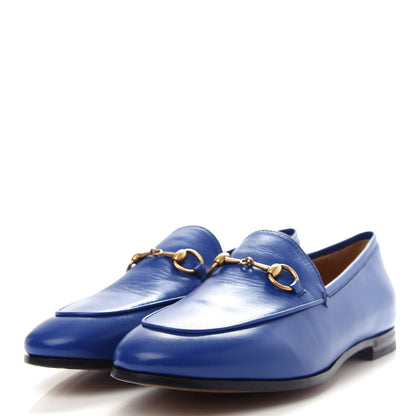 Gucci Malaga Kid Womens Jordaan Loafers 37 Electric Blue 3 of 11