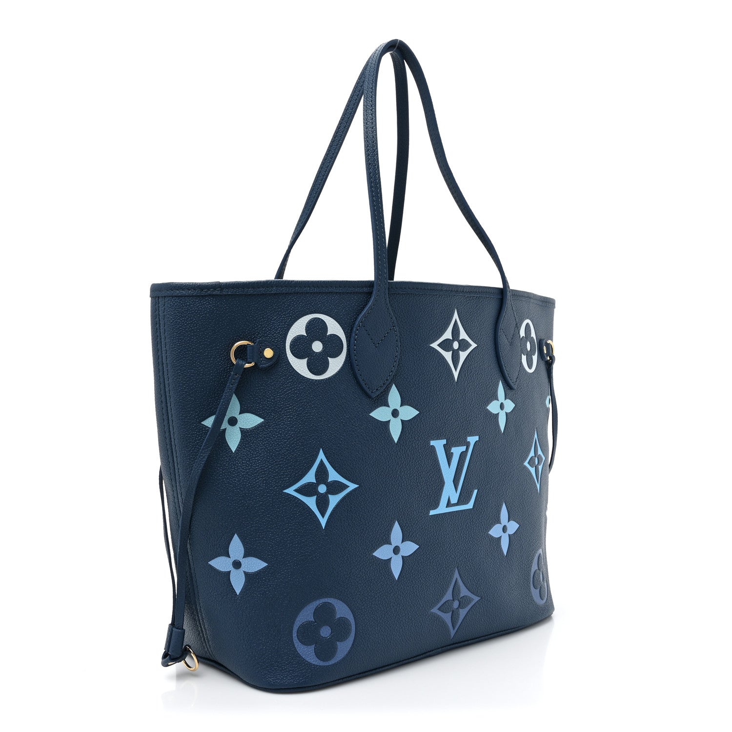 Louis Vuitton Empreinte Monogram Giant Neverfull MM Degrade Bleu 4 of 10