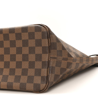 Louis Vuitton Damier Ebene Neo Neverfull MM Rose Ballerine 11 of 12