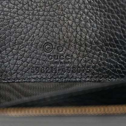 Gucci Pebbled Calfskin Soho Wallet on Chain Black 6 of 9