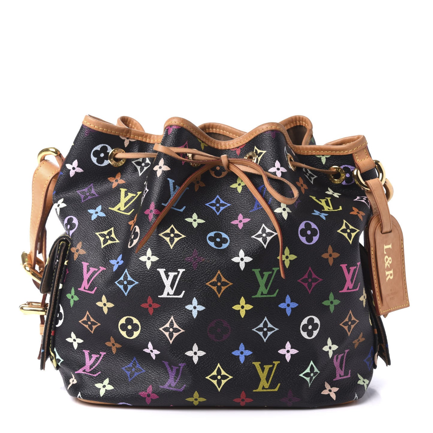 Monogram Multicolor Petit Noe Black
