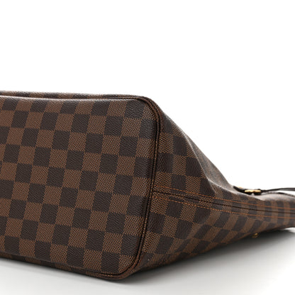 Louis Vuitton Damier Ebene Neo Neverfull MM Rose Ballerine 11 of 14