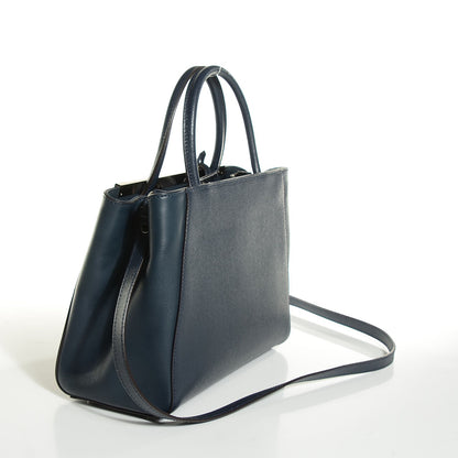 Fendi Vitello Elite Petite 2Jours Tote Lavagna 3 of 9