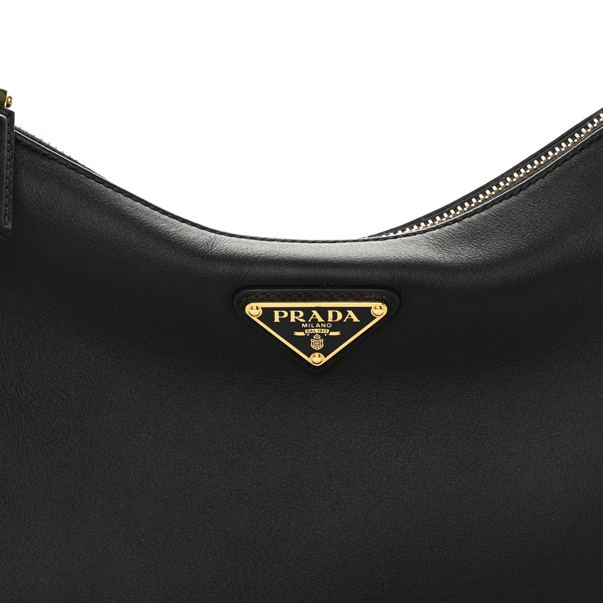 Soft Calfskin Medium Aimee Shoulder Bag Black