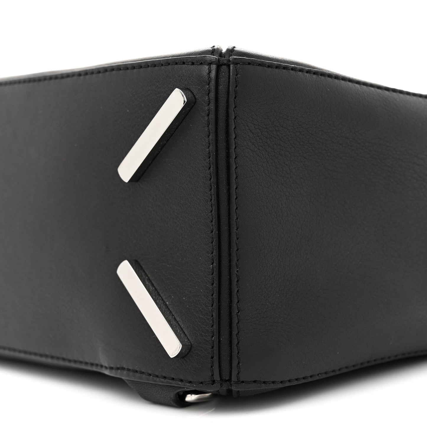 Calfskin Small Puzzle Bag Black