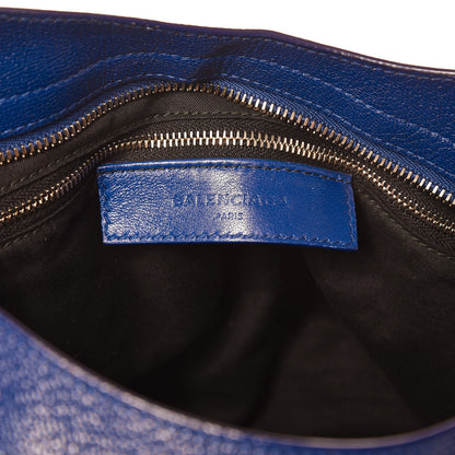 Balenciaga Chevre Gold Metallic Edge Hardware City Bleu Roi 7 of 10