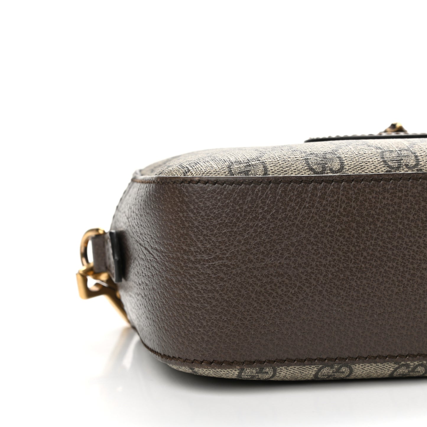 GG Supreme Monogram Web Neo Vintage Shoulder Bag Beige New Acero Crop
