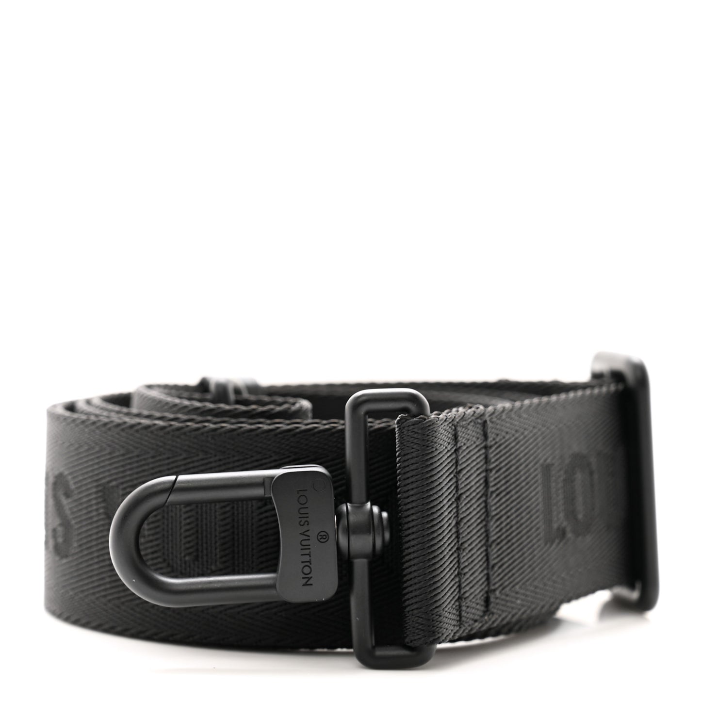 Jacquard Aerogram Shoulder Strap Black