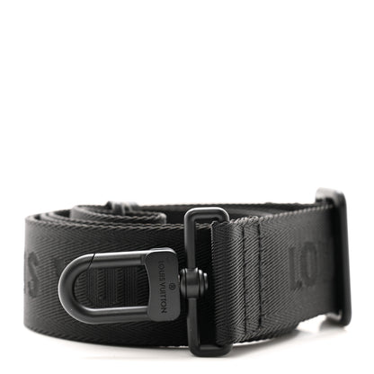 Louis Vuitton Jacquard Aerogram Shoulder Strap Black 1 of 3