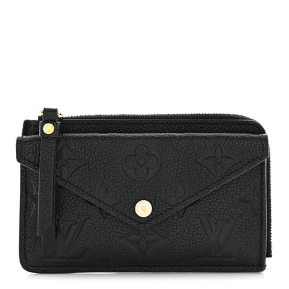 Louis Vuitton Empreinte Recto Verso Card Holder Black 1 of 10