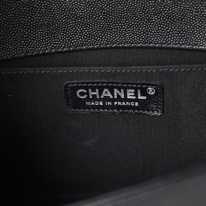 Chanel Caviar Quilted Medium Boy Flap So Black 6 of 8