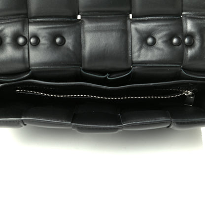 Bottega Veneta Lambskin Maxi Intreccio Padded Chain Cassette Crossbody Bag Black 4 of 7