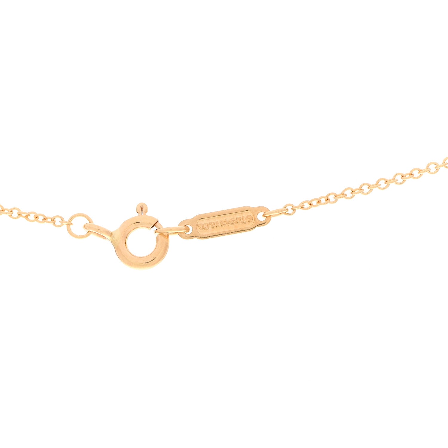 Tiffany 18K Yellow Gold Mini Bow Pendant Necklace 4 of 6