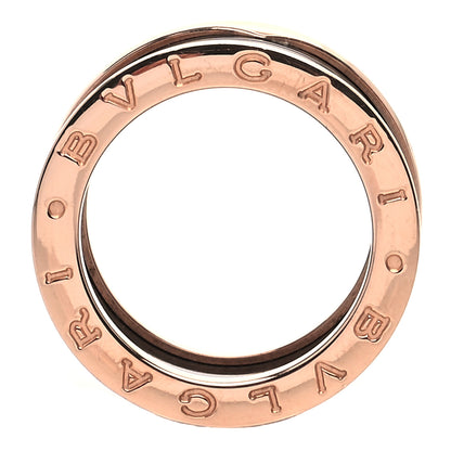 Bulgari 18K Rose Gold Black Ceramic B.Zero1 Four-Band Ring 51 5.75 4 of 7