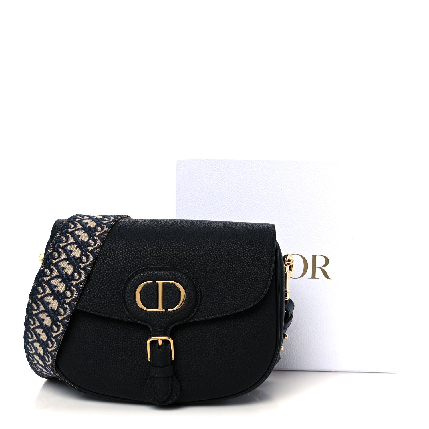 Christian Dior Grained Calfskin Large Bobby Flap Black 10 of 10