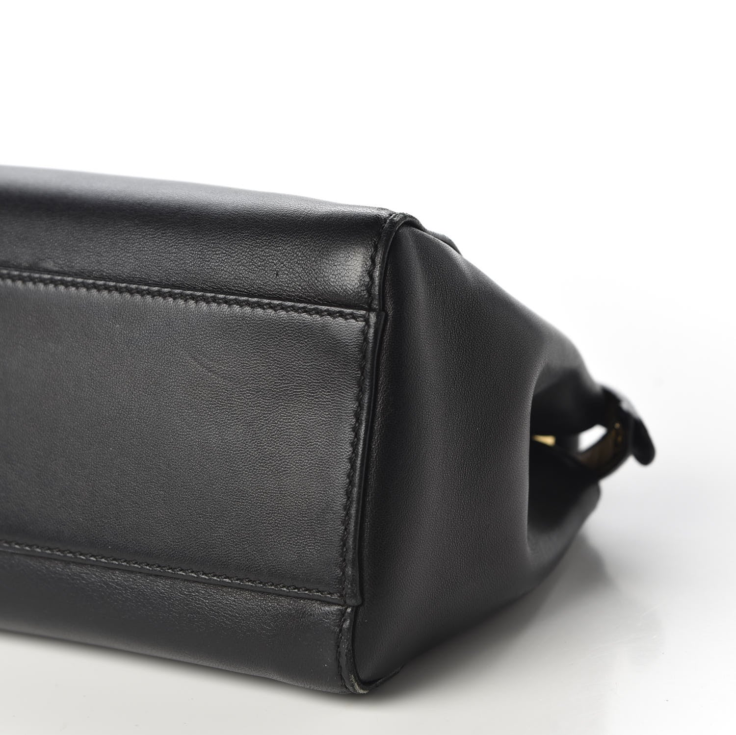 Fendi Nappa Mini Peekaboo Iconic Satchel Black 6 of 9