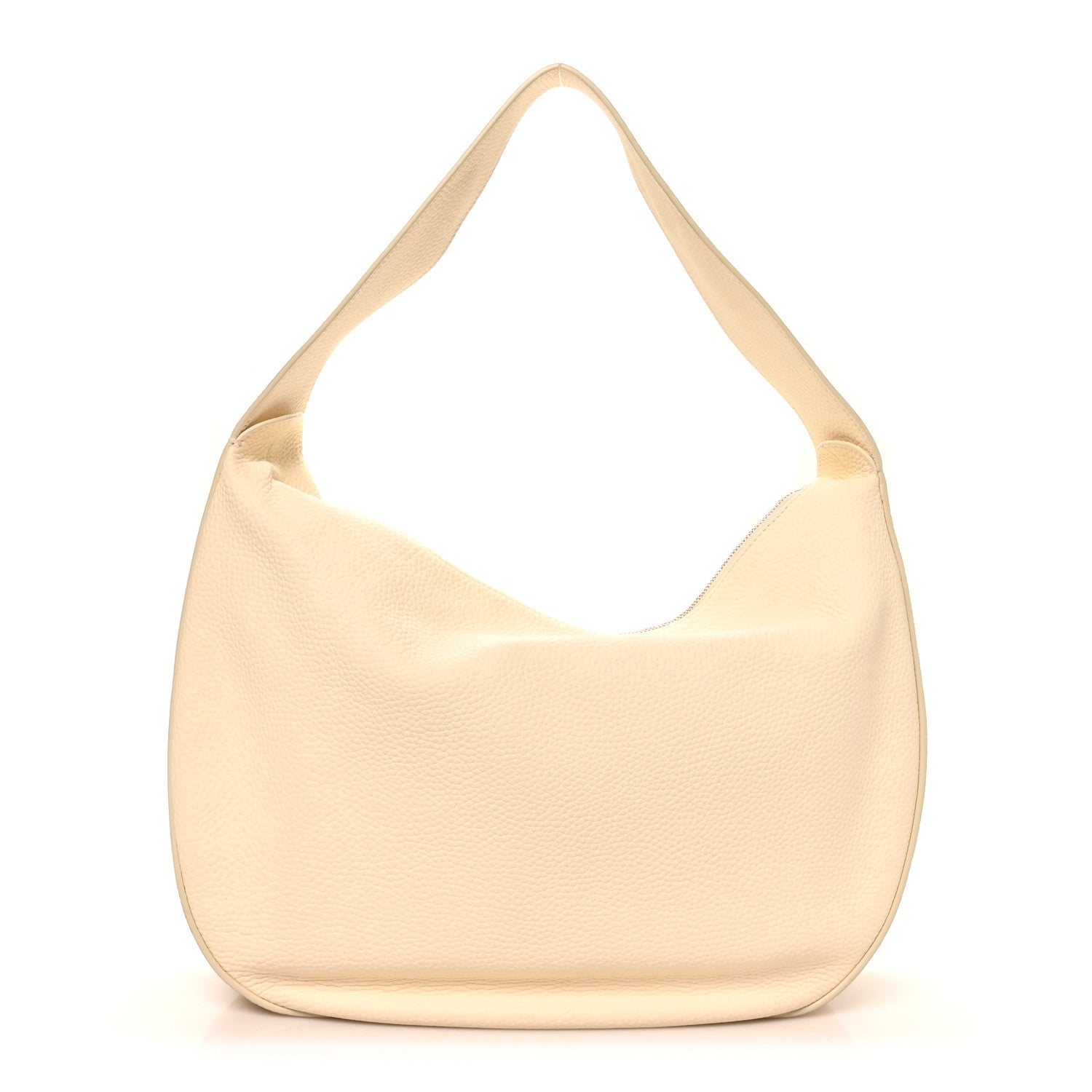 The Row Matte Grained Calfskin Allie Bag Milk 1 of 9