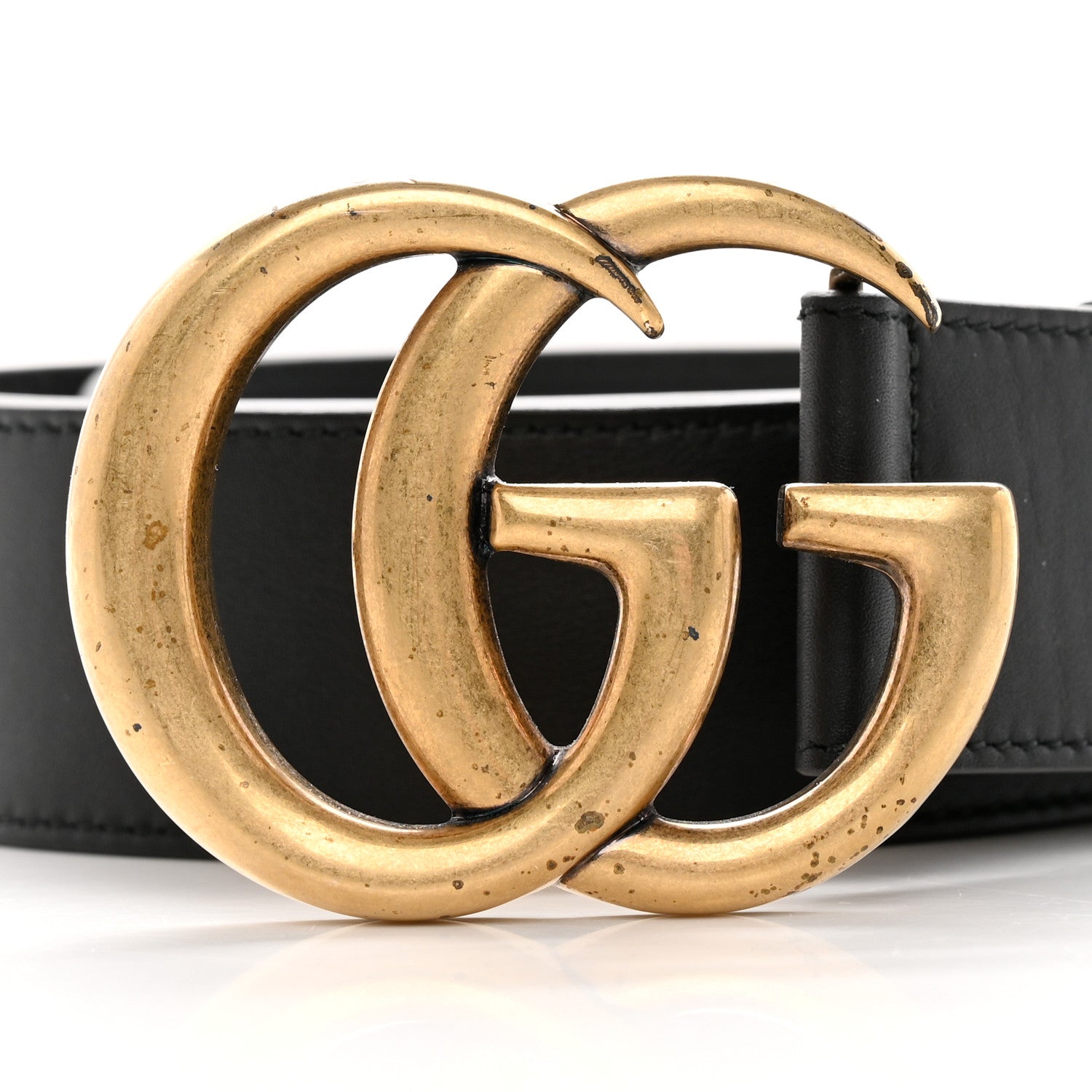 Gucci Calfskin Double G 40mm Belt 95 38 Black 8 of 9