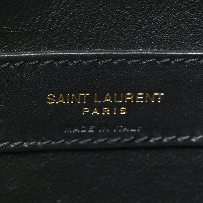 Saint Laurent Smooth Calfskin Small Le 5 A 7 Soft Hobo Black 6 of 11