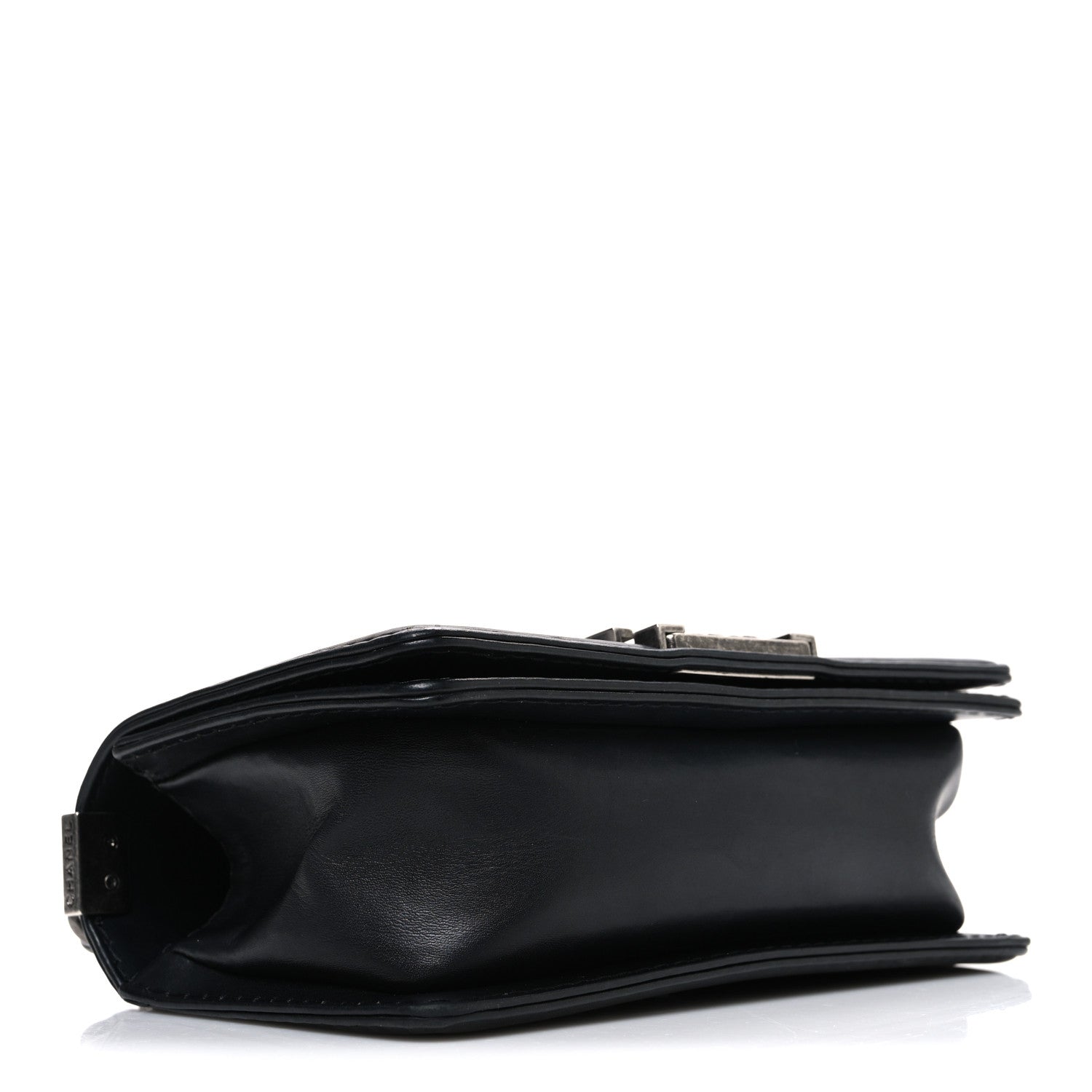 Chanel Calfskin Double Stitch Small Boy Flap Black 4 of 10