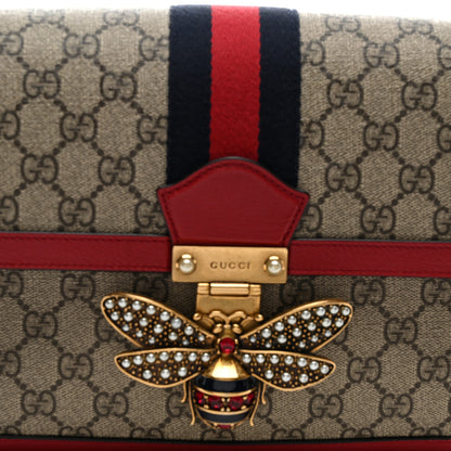 Gucci GG Supreme Monogram Medium Queen Margaret Shoulder Bag Red 8 of 10