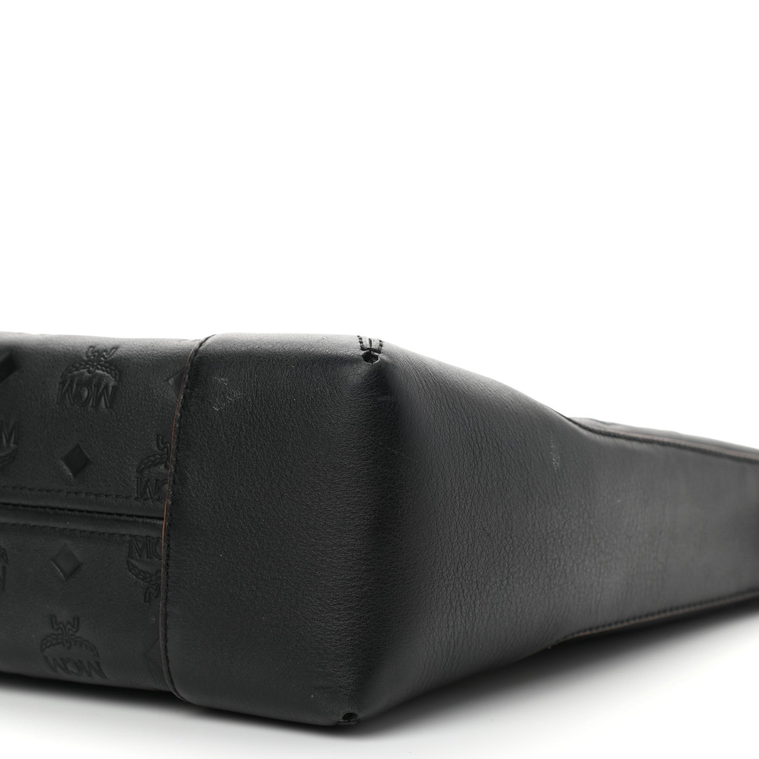 MCM Calfskin Ottomar Monogram Medium Klara Hobo Black 8 of 8