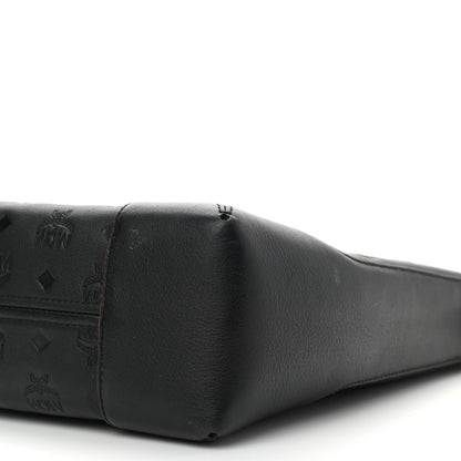 MCM Calfskin Ottomar Monogram Medium Klara Hobo Black 8 of 8