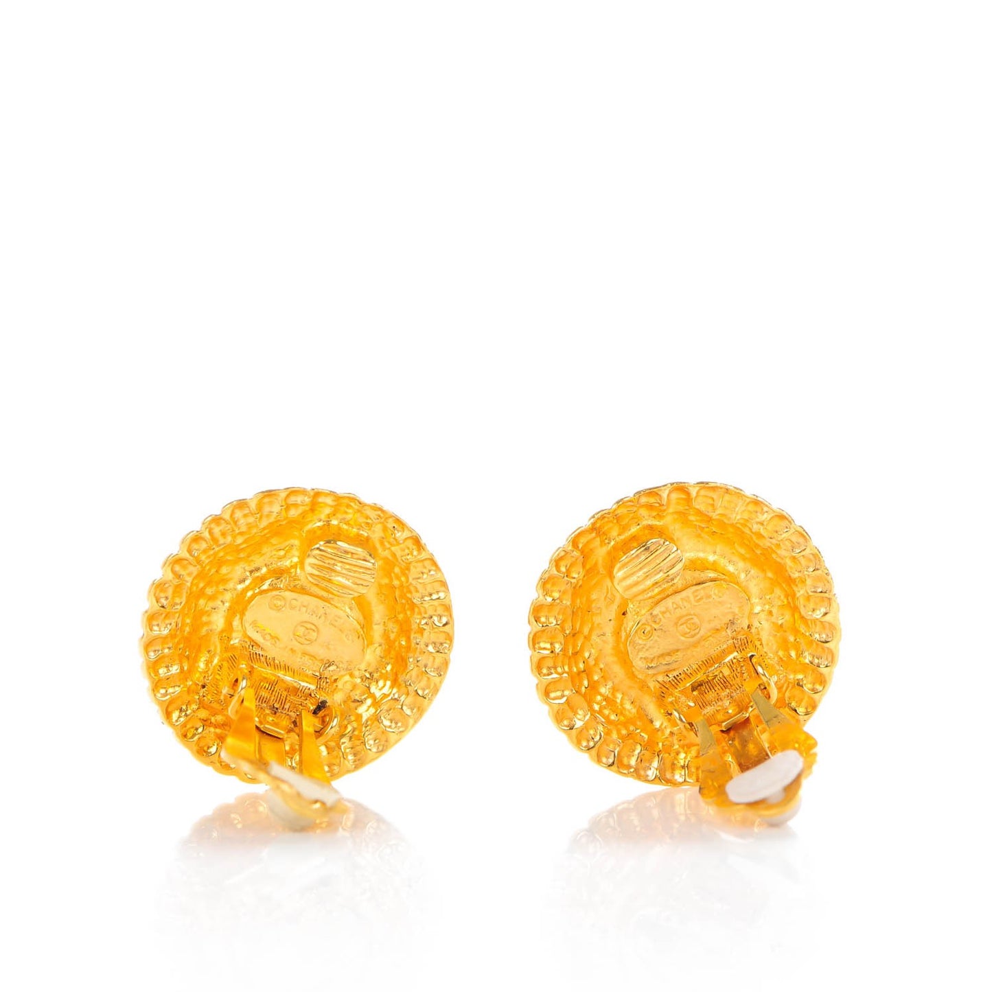 Pearl Clip On Earrings Gold