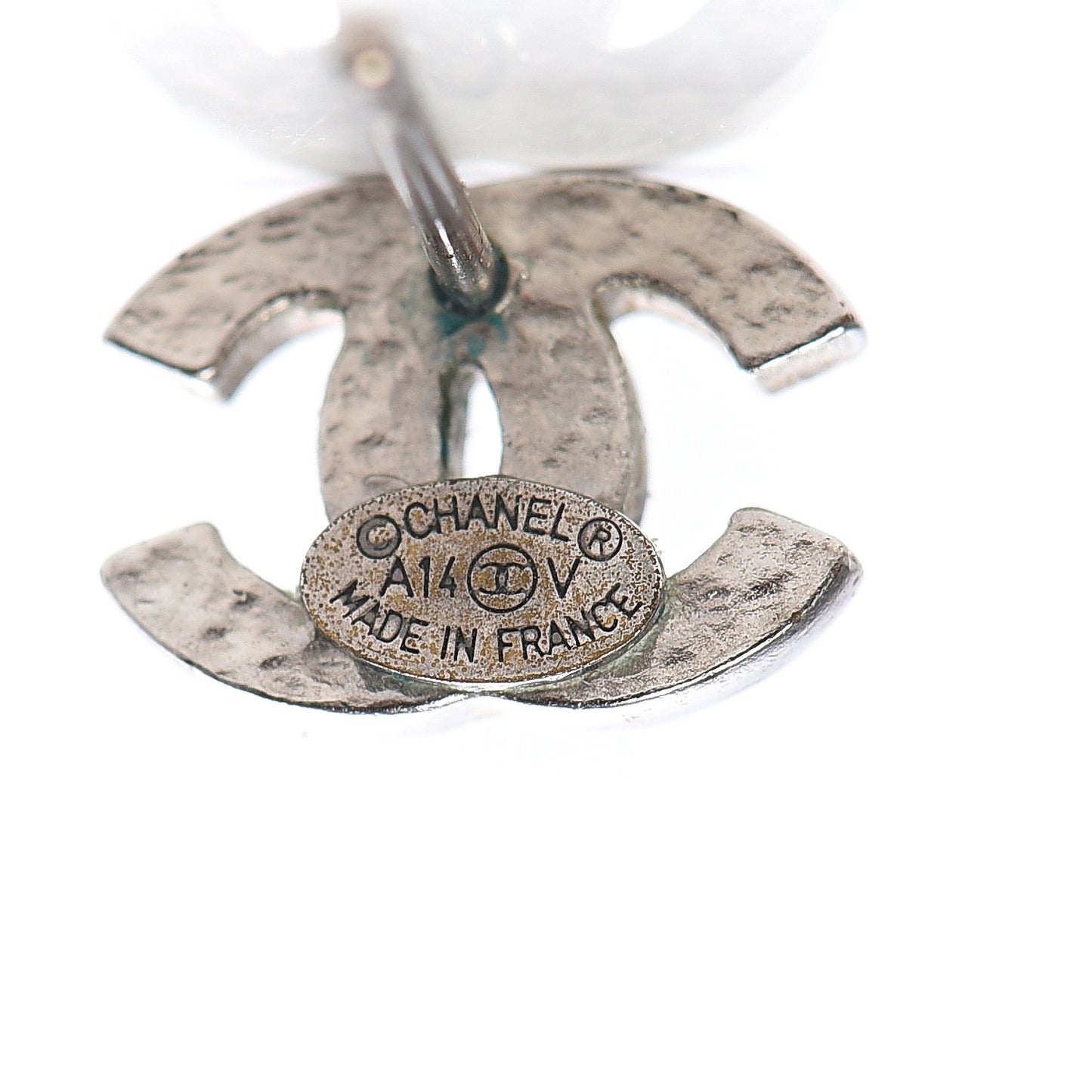 Crystal Mini Timeless CC Earrings Silver