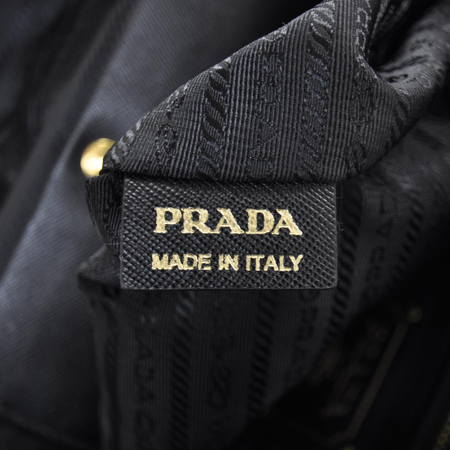 Prada Nylon Sequin Tote Black 10 of 10