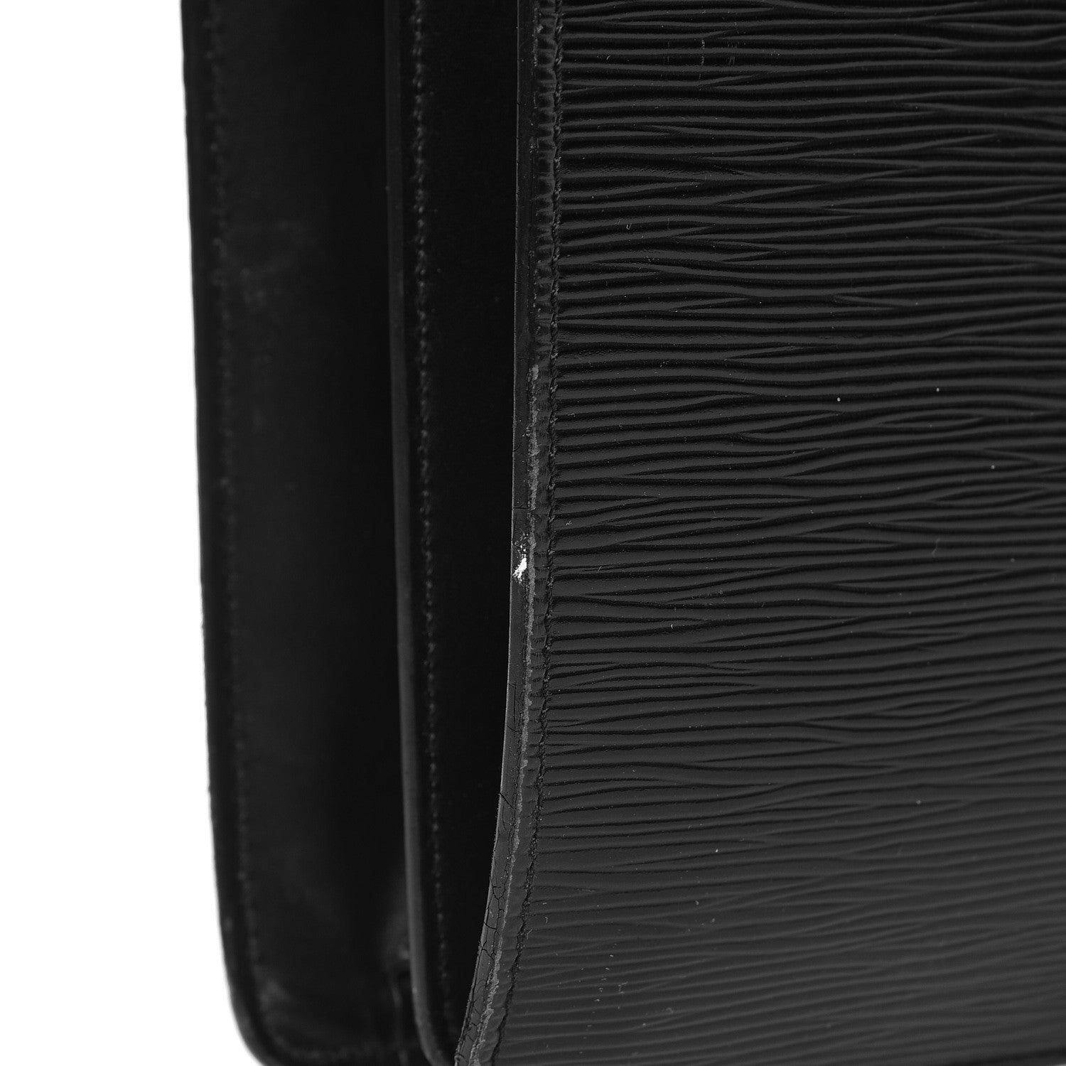 Louis Vuitton Epi Serviette Fermoir Briefcase Black 17 of 23
