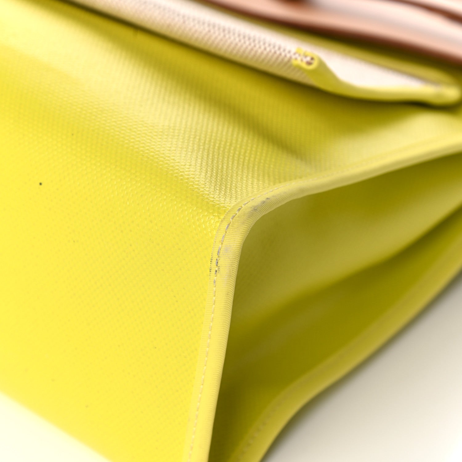 Hermes Toile H Berline Vache Hunter Herbag Zip 31 PM Lime 13 of 22