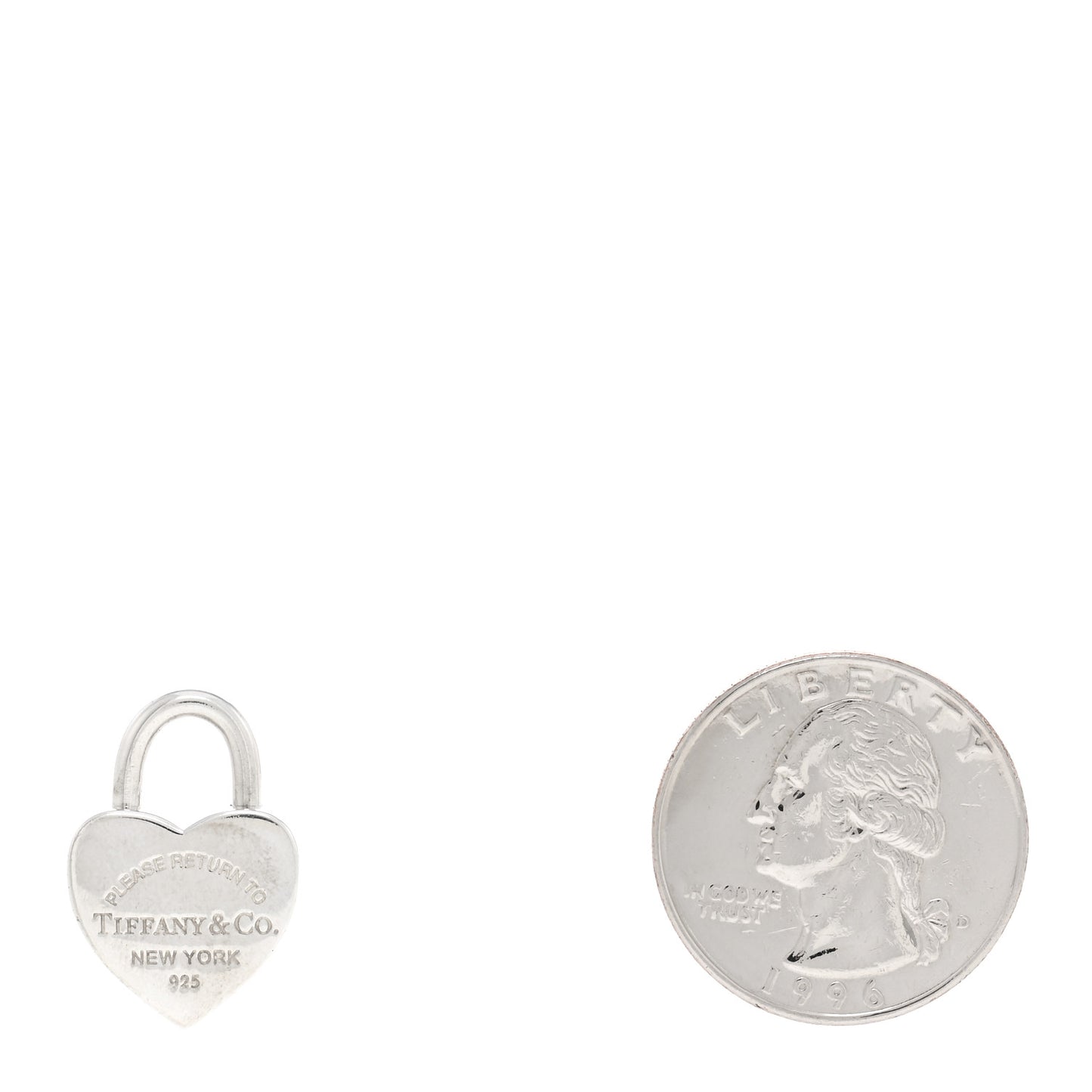 Sterling Silver Return to Tiffany Heart Lock Pendant