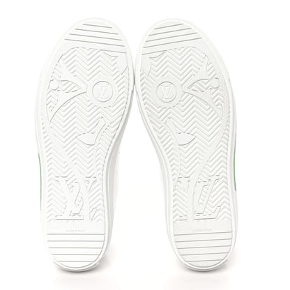 Louis Vuitton Calfskin Charlie Sneaker 40 White Green 5 of 8