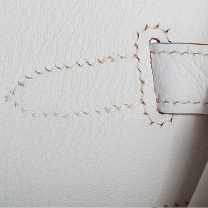 Hermes Taurillon Clemence Eclat Birkin 35 Sanguine Blanc 12 of 21