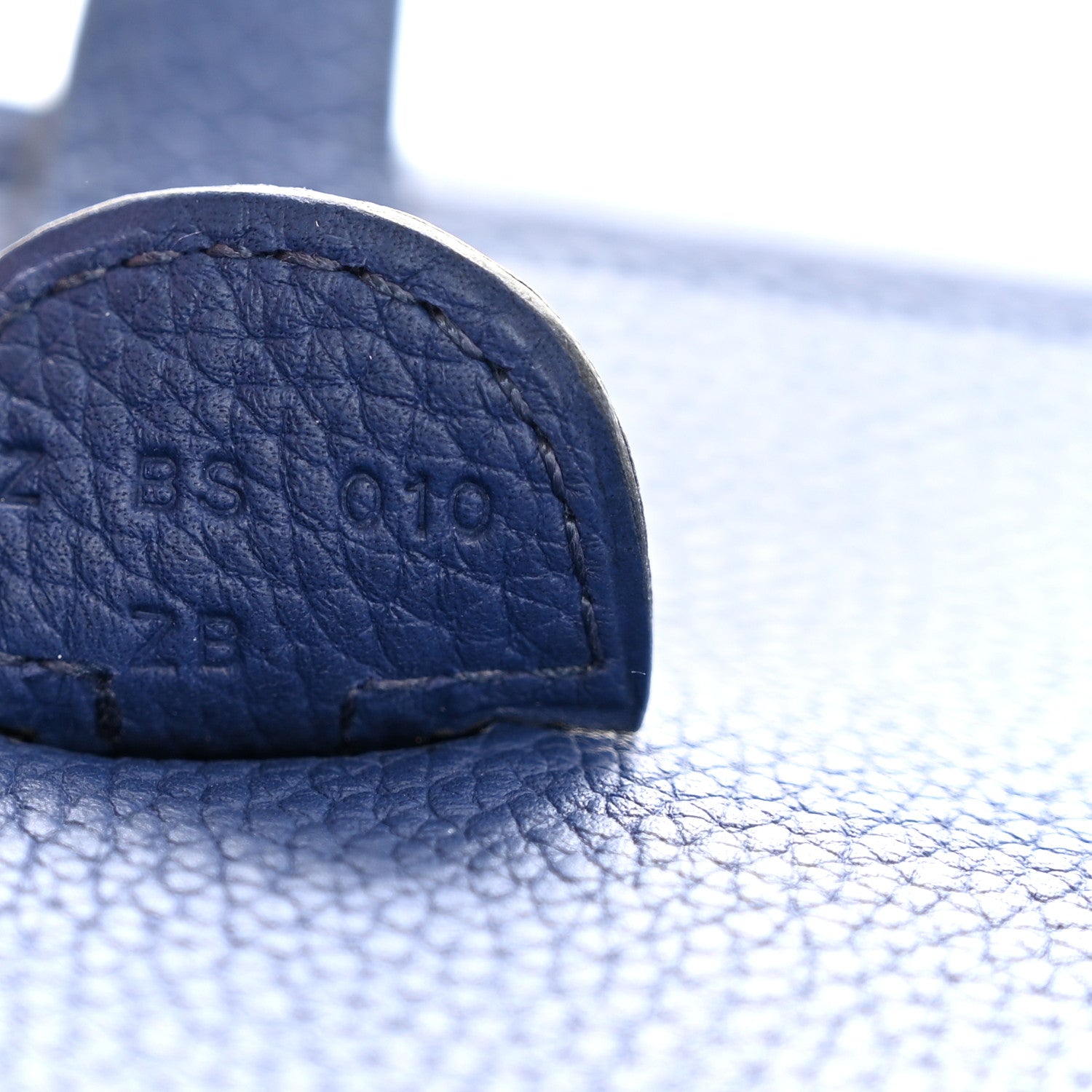 Hermes Taurillon Clemence Evelyne III PM Bleu Saphir 7 of 11