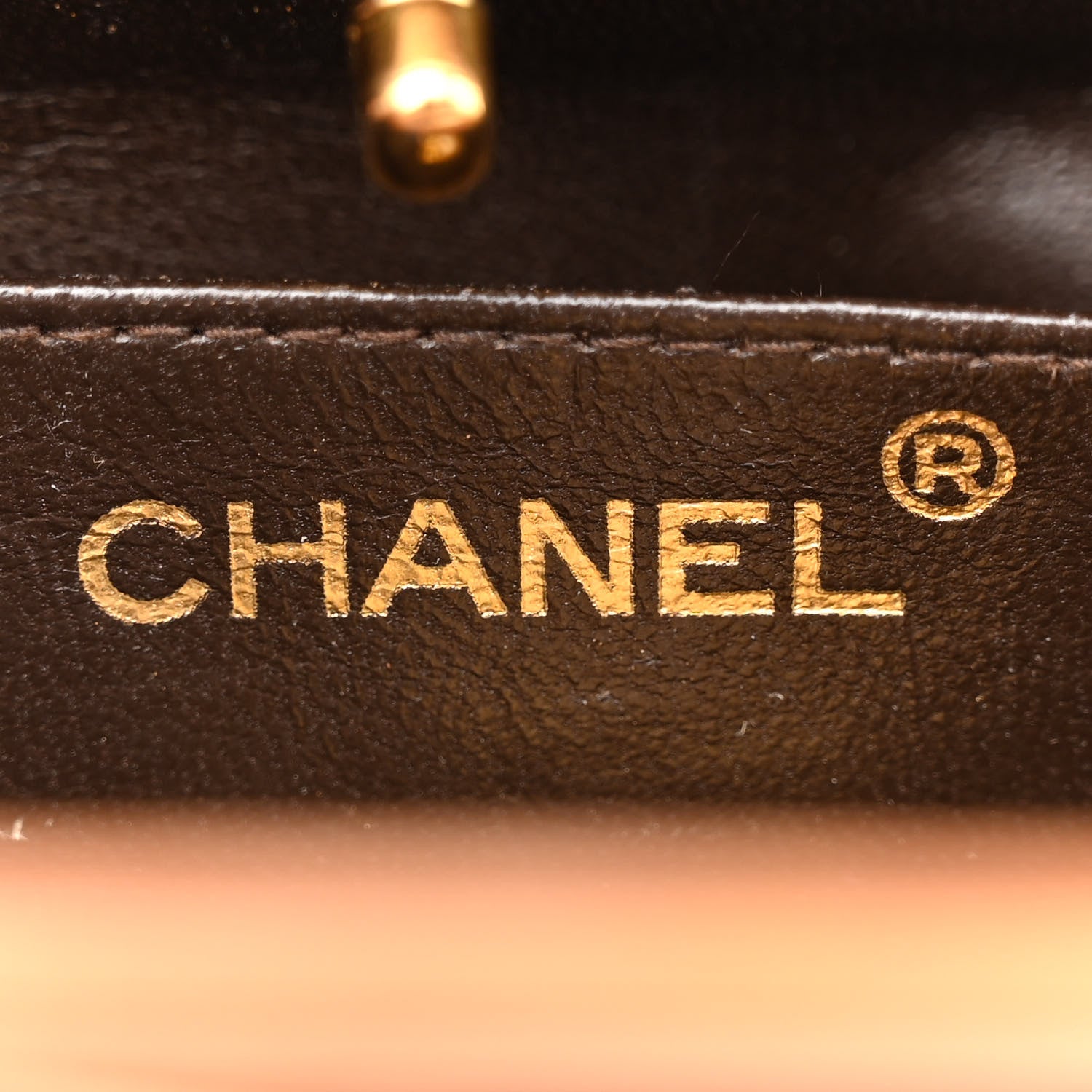 Chanel Lambskin Quilted Mini 31 Shopping Bag Brown 6 of 21