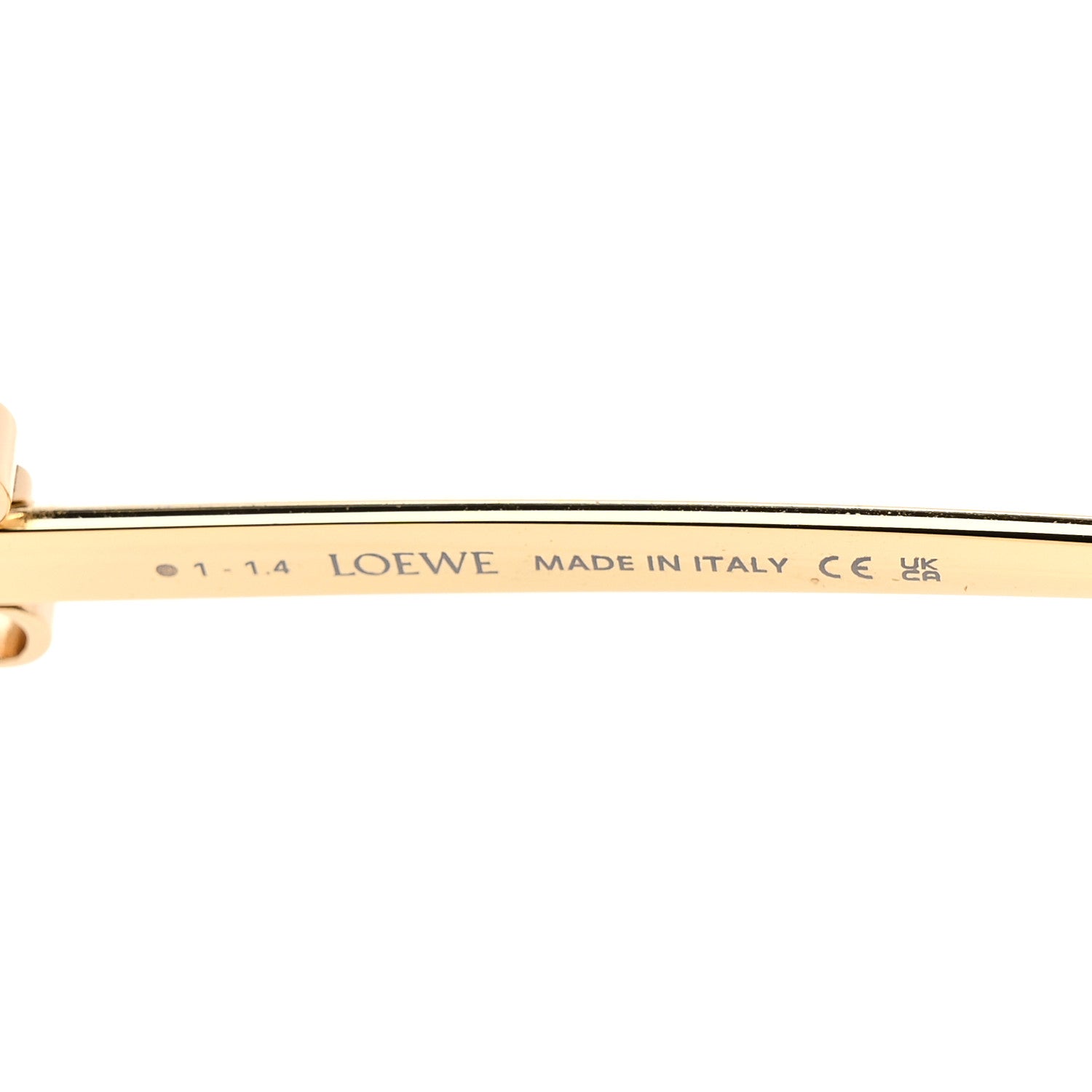Loewe Metal Anagram Hexagonal Sunglasses LW40115U Smoke Moka Gold 6 of 6