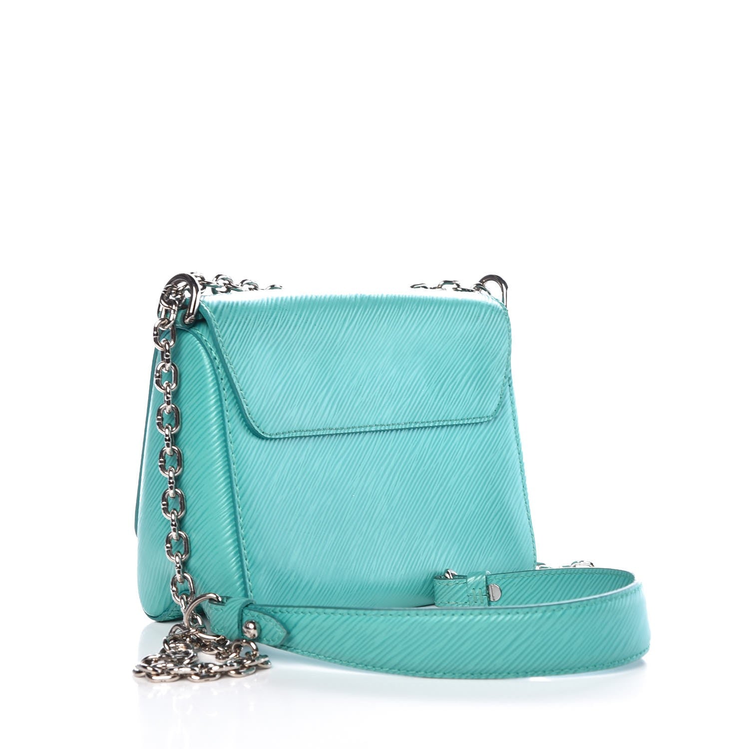 Louis Vuitton Epi Twist Shoulder Bag PM Turquoise 3 of 11