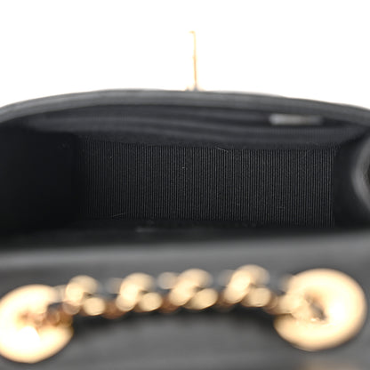 Chanel Lambskin Quilted Mini Trendy CC Chain Wallet Black 5 of 12