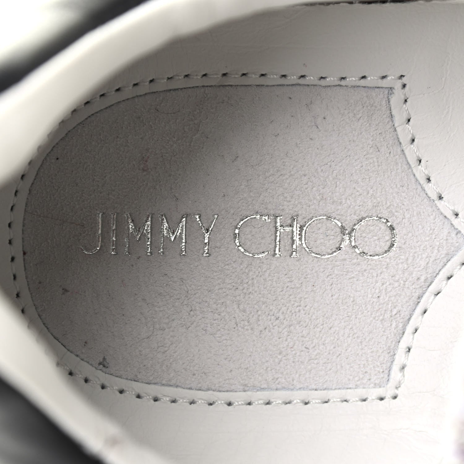 Jimmy Choo Glitter Raine Sneakers 38 White 6 of 7